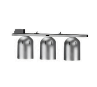 Three-Bulb Single-Row Chain-Hung Infrared Heat Lamp