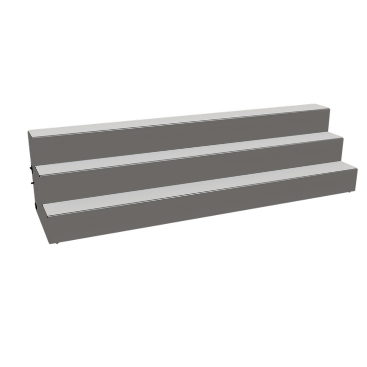 Product image #1 for Glastender LLD3-48 3-Tier 48-Inch Wide Lighted Liquor Display