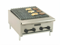 Comstock-Castle Countertop Gas Char-Broiler with Cast Iron Grates, 18-Inch x 20-Inch Grill Area