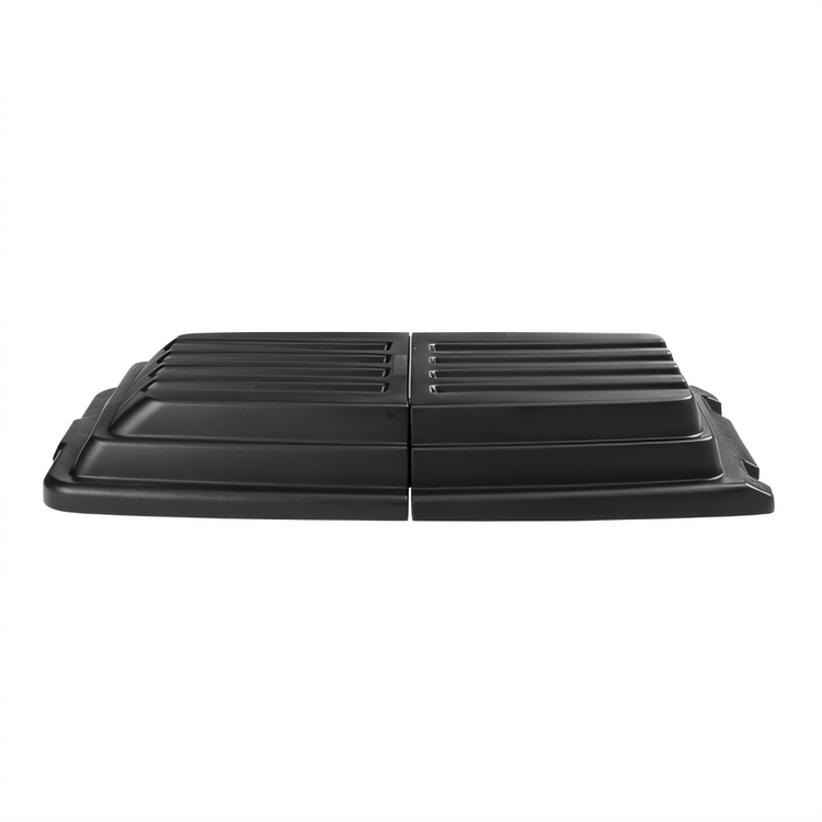 Product image #1 for Domed Hinged Tilt Truck Lid for 1 Cubic Yard Trucks, Black