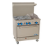 Thumbnail image #1 for Comstock-Castle 36-Inch Gas Range with 4 Star Burners, 12-Inch Griddle, Standard Oven, Backriser and High Shelf