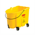 Thumbnail image #1 for Rubbermaid Commercial WaveBrake 35 Qt Yellow Mop Bucket with Caster Kit