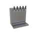 Thumbnail image #1 for Glastender WT-5-SS Wall Mount Air-Cooled Draft Dispensing Tower with 5 Stainless Steel Faucets