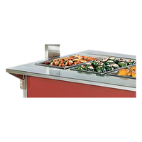 Vollrath 4-Series Signature Server® Stainless Steel Countertop Plate Rest, Operator Side, 46-Inch Overall Width