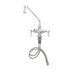 Thumbnail image #1 for T&S Brass Double Pantry Faucet, Single-Hole Deck-Mount, 6-Inch Swing Nozzle