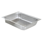 Thumbnail image #1 for Admiral Craft Equipment Corp. PP-200H2 1/2-Size Perforated Stainless Steel Steam Table Pan, 2-1/2-Inch Deep, 24 Gauge Case of 288