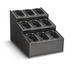 Thumbnail image #1 for Vollrath 9-Section Countertop Condiment Caddy with 9 Included 1/9 Size Pans