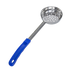 Thumbnail image #1 for Crestware 8 oz Perforated Portion Control Serving Spoon with Blue Handle