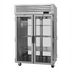 Thumbnail image #1 for Turbo Air PRO Series Two-Section Pass-Thru Heated Holding Cabinet with Full-Length Glass Doors, 48.7 Cu. Ft.