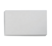Vollrath Miramar Blank Decorative Pan Template Adapter Plate for Standard 12 x 20 Inch Hot/Cold Wells, White Stone