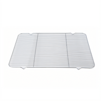 Winco Rectangular Icing/Cooling Rack with Built-In Feet, 16-1/4 x 25 Inches