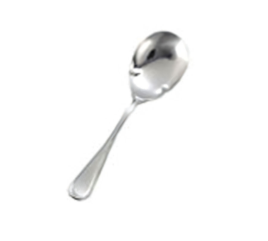 Product image #1 for Avalon Solid Serving Spoon, 8-1/4 Inch OAL, 18/0 Stainless Steel, Mirror Finish