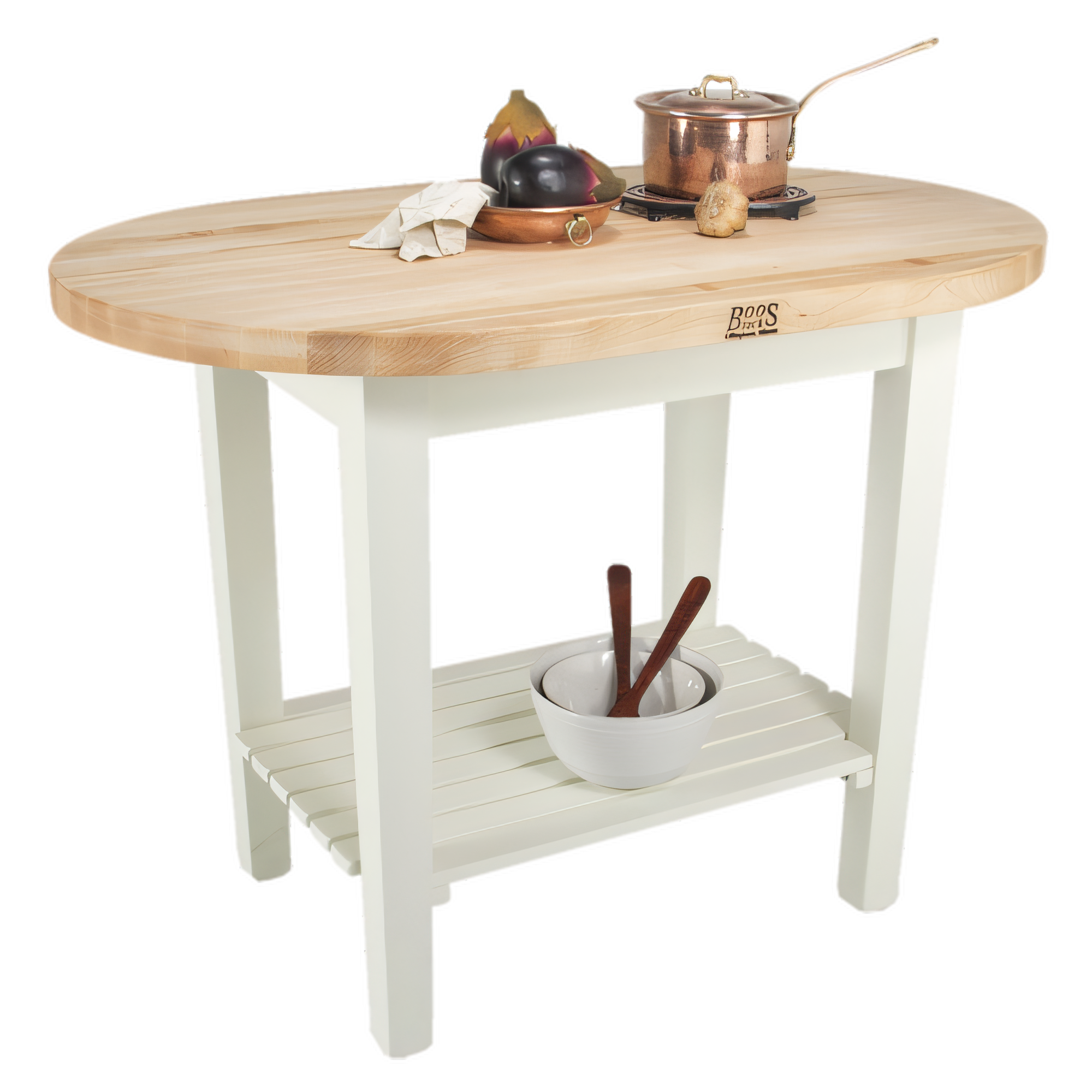 John Boos Eliptical C-Table