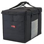 Thumbnail image #1 for Cambro GoBag® GBD211417110 Large Folding Insulated Delivery Bag for Full-Size Food Pans, Nylon/Vinyl, 21 x 14 x 17 Inch, Black Case of 4
