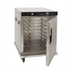 Thumbnail image #1 for Mobile Half-Height Insulated Heated Holding Cabinet with Solid Full Doors and Universal Slides, 8-Set Capacity