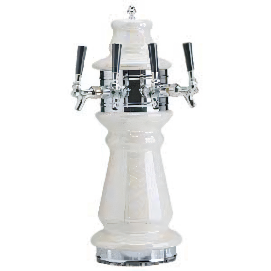 Product image #1 for Micro Matic Vienna 4-Faucet Countertop Air-Cooled Draft Beer Tower
