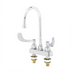 Thumbnail image #1 for T&S Brass Deck-Mount Workboard Faucet with 5-3/4-Inch Swivel Gooseneck Spout, 4-Inch Centers