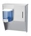 Thumbnail image #1 for Wall-Mounted Folded Towel and Soap Dispenser for Hand Sinks, 12 Inches Wide