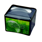 Thumbnail image #1 for CFS Brands Venue H4003TBK Countertop Interfold Napkin Dispenser, 200-Capacity, Plastic, Ad Insert Slot, Translucent Black Pearl Case of 4