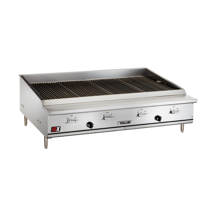 Product image #1 for Vulcan IRX VTEC60 Gas Infrared Countertop Charbroiler, 58-1/2 Inch, 5-Burner, 110,000 BTU