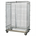 Thumbnail image #1 for Quantum Mobile Dolly Base Security Cage with Doors and Panel Set, 48 Inches Wide x 24 Inches Deep x 70 Inches High, Chrome Plated
