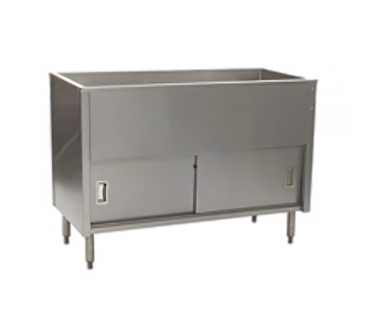 Product image #1 for Eagle Spec-Master 48-Inch Freestanding Ice-Cooled 3-Pan Cold Food Table