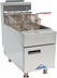 Thumbnail image #1 for 35 lb Countertop Natural Gas Tube-Type Deep Fryer with Stainless Steel Cold Zone Fry Pot