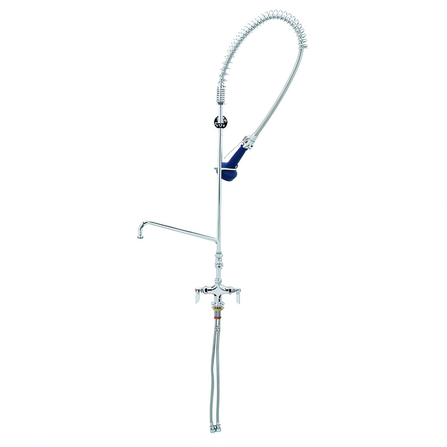 Product image #1 for EasyInstall Single-Hole Deck-Mount Pre-Rinse Unit with 12-Inch Add-On Faucet and 1.07 GPM Spray Valve