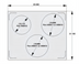 Thumbnail image #1 for Miramar® Double-Size Stainless Steel Template Adapter Plate for Miramar Cookware