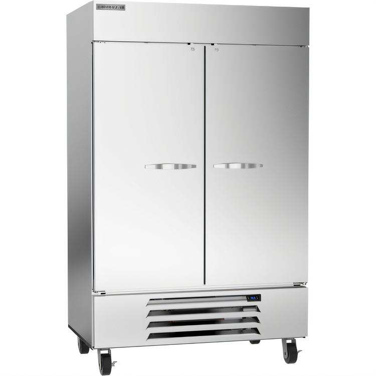Product image #1 for Beverage-Air Horizon Series Two-Section Reach-In Refrigerator with Solid Hinged Doors, 46.15 Cu. Ft., Bottom-Mounted Refrigeration