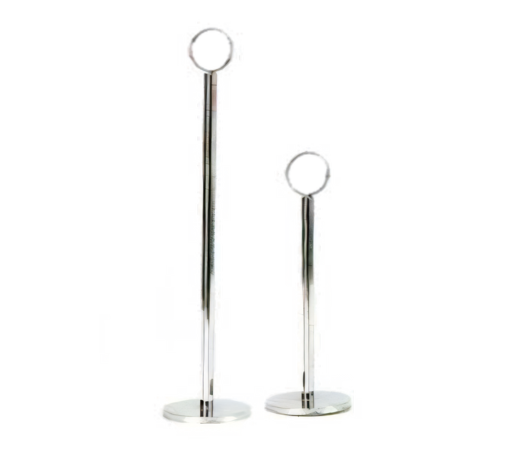 Product image #1 for Admiral Craft 12-Inch Chrome-Plated Number/Card Stand with Double Ring Clip