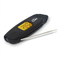 CDN Waterproof Folding Thermocouple Meat Thermometer, -40 to 572°F, 4.33-Inch Probe