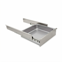 John Boos Stainless Steel Work Table Drawer for 36-Inch Deep Tables, 15 x 20 x 5 Inches