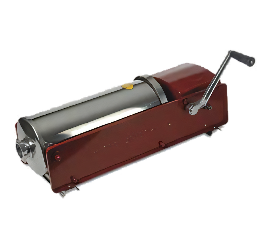 Product image #1 for Omcan Elite Series 15 kg Horizontal Manual Two-Speed Gear-Driven Sausage Stuffer, 30 lb Capacity