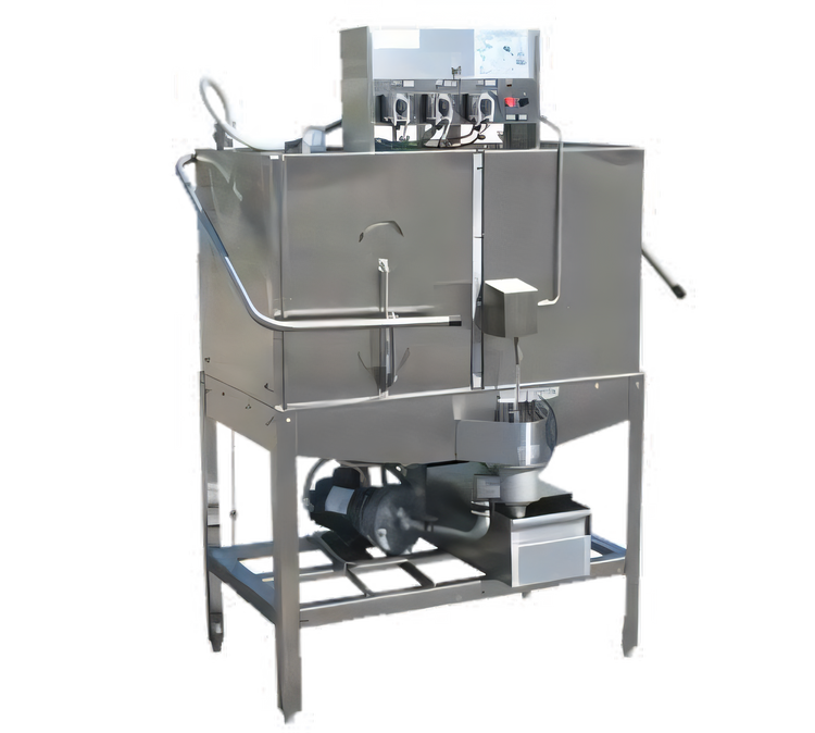 Product image #1 for American Dish Service 5CD-LF Double Rack Corner Low Temp Chemical Sanitizing Door-Type Dishwasher