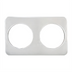Thumbnail image #1 for Winco Stainless Steel Steam Table Adapter Plate for 7 Qt Insets with Two 8-3/8 Inch Round Cutouts