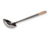 Thumbnail image #1 for Crestware 8 oz Solid Wok Ladle with Wood Handle