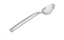 Thumbnail image #1 for Miramar Contemporary Style 1 Ounce Slotted Oval Stainless Steel Serving Spoon