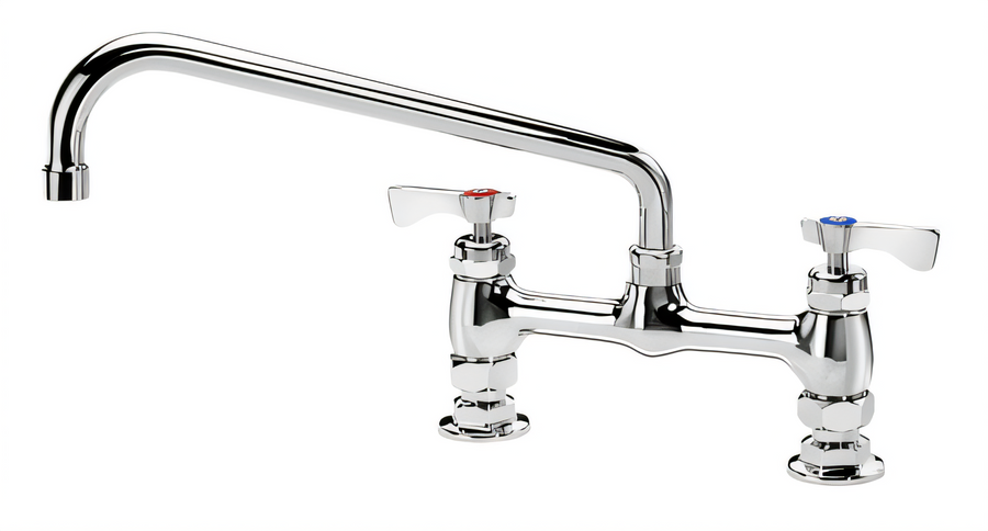 Product image #1 for Krowne Royal Series Deck-Mount Manual Faucet with 10-Inch Swing Spout