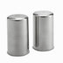 Thumbnail image #1 for American Metalcraft Stainless Steel Brushed Finish Salt & Pepper Shaker Set, 2 oz.