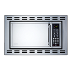 Thumbnail image #1 for Summit Commercial OTR24 Commercial 0.9 Cu. Ft. Built-In Light-Duty Microwave Oven, 900W, Touchpad Controls, Mirror Finish