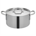 Thumbnail image #1 for Tri-Gen 12 Qt Tri-Ply Induction-Ready Stainless Steel Stock Pot with Cover