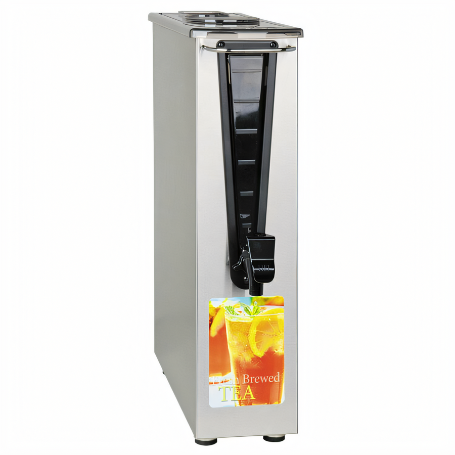 Product image #1 for BUNN TD3T-N Tower Iced Tea/Coffee Dispenser with Brew-Through Lid, 448 oz., Stainless Steel