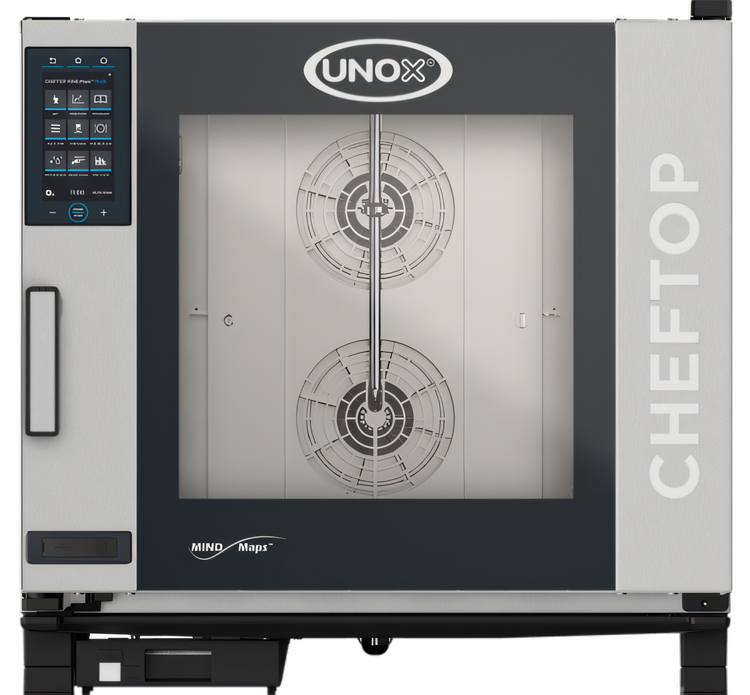 Product image #1 for UNOX ChefTop MIND.Maps Plus 6 Full-Size 18" x 26" Electric Countertop Combi Steam Oven