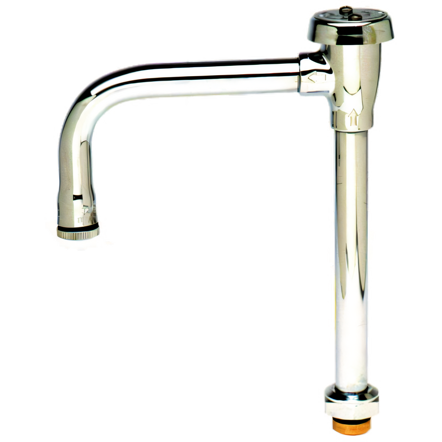 Product image #1 for T&S Brass Swivel Vacuum Breaker Gooseneck Faucet Spout/Base, Polished Chrome-Plated
