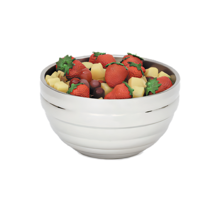 Product image #1 for Vollrath Round Beehive Insulated Double-Wall Serving Bowl, 3.4 Quart