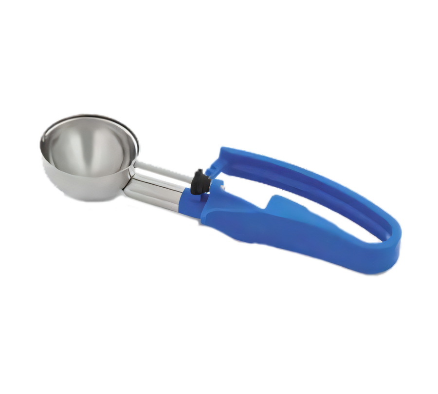 Product image #1 for Vollrath #16 2 oz Standard Length Disher with Royal Blue Ergonomic Handle
