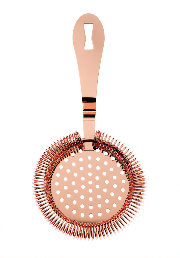 Product image #1 for Barfly Deluxe Antique Copper-Plated Hawthorne Bar Strainer, 7 1/4-Inch Overall Length
