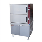 Thumbnail image #1 for Southbend (Middleby) Southbend Steam SCX-16-SB 2-Compartment Steam Coil Convection Steamer with Cabinet Base, 8 Pans per Compartment