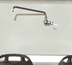 Thumbnail image #1 for Town Equipment Wall-Mount Manual Faucet with 12-Inch Swing Spout and Wrist Handle